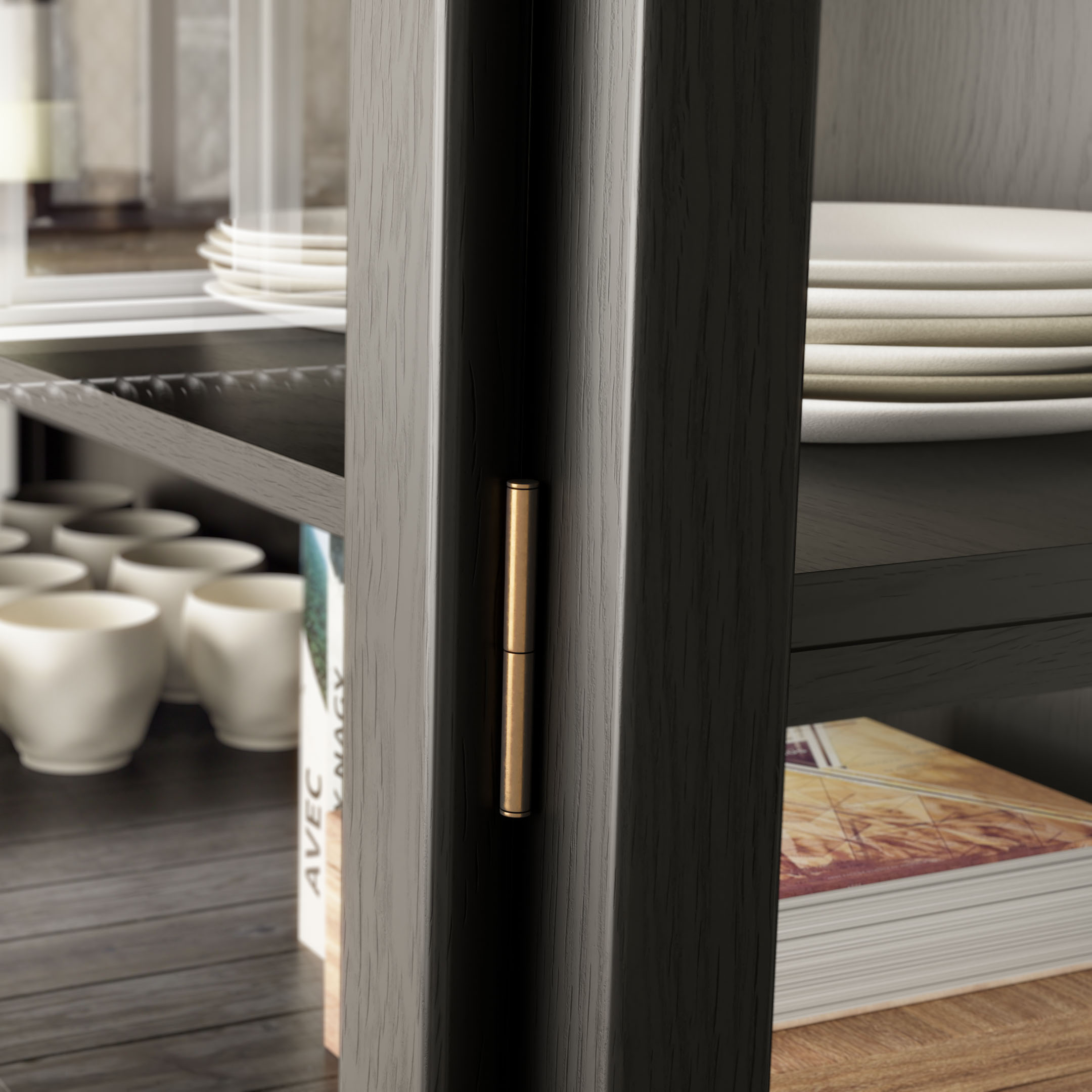 Lindebjerg Design Dark Oak N2 Hinges